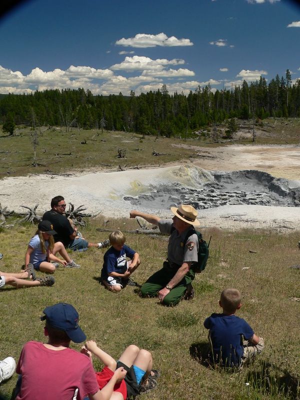 Our ranger with Big Gumper behind him