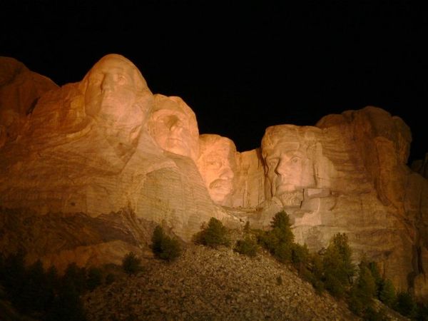 As lit at the end of the program