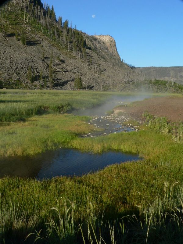 A view from the campground