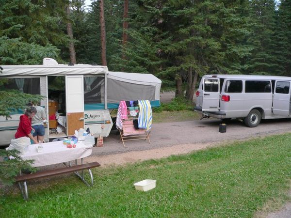 Campsite at Custer State Park, SD